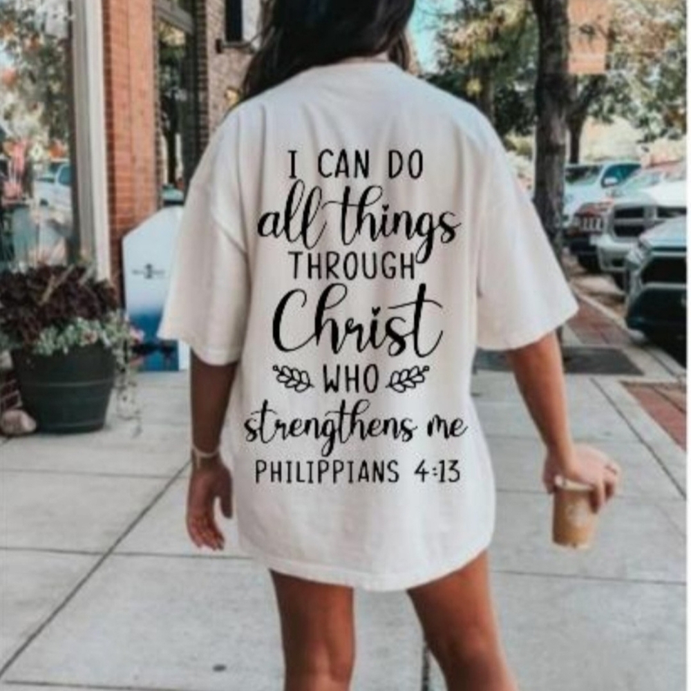 Inspirational Bible Verse T-Shirt. All Sizes